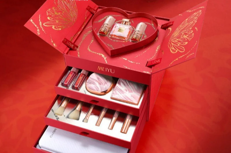 Christmas for Girls Cosmetics Lipstick Set of Beauty Gift Box